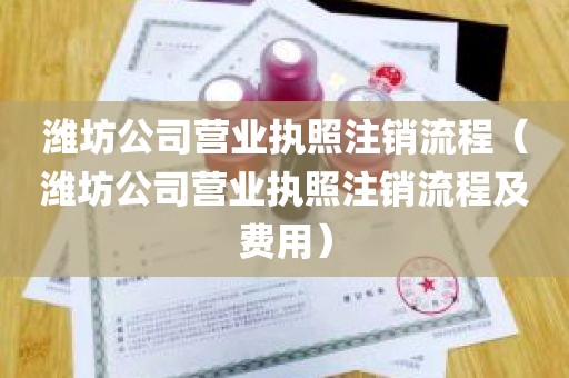 潍坊公司营业执照注销流程（潍坊公司营业执照注销流程及费用）