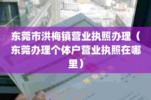东莞市洪梅镇营业执照办理（东莞办理个体户营业执照在哪里）