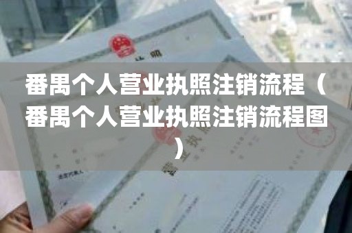 番禺个人营业执照注销流程（番禺个人营业执照注销流程图）