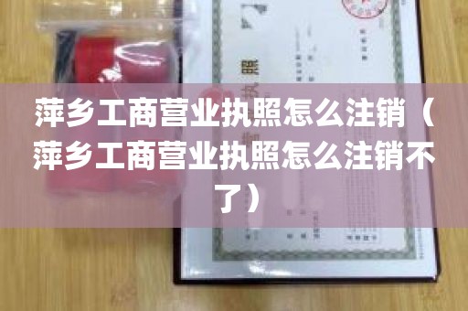 萍乡工商营业执照怎么注销（萍乡工商营业执照怎么注销不了）