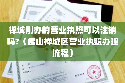 禅城刚办的营业执照可以注销吗?（佛山禅城区营业执照办理流程）