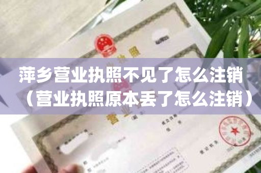 萍乡营业执照不见了怎么注销（营业执照原本丢了怎么注销）