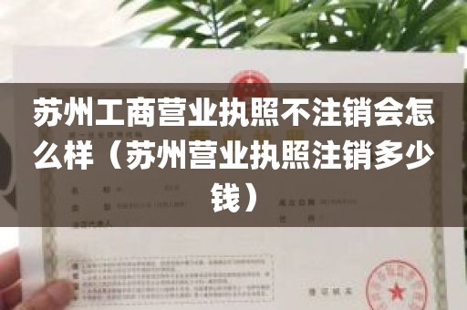 苏州工商营业执照不注销会怎么样（苏州营业执照注销多少钱）