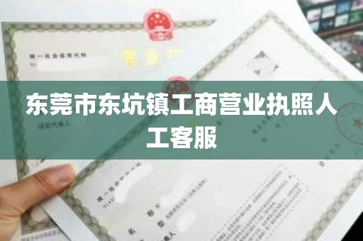 东莞市东坑镇工商营业执照人工客服