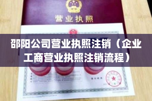 邵阳公司营业执照注销（企业工商营业执照注销流程）