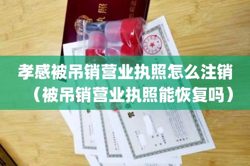 孝感被吊销营业执照怎么注销（被吊销营业执照能恢复吗）