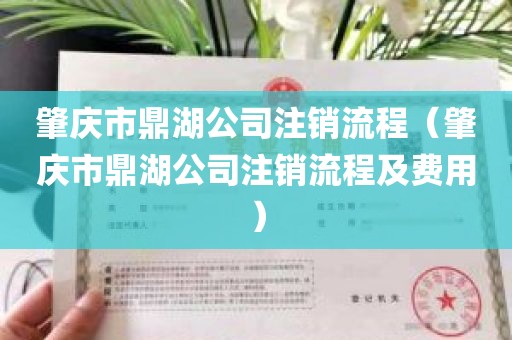 肇庆市鼎湖公司注销流程（肇庆市鼎湖公司注销流程及费用）