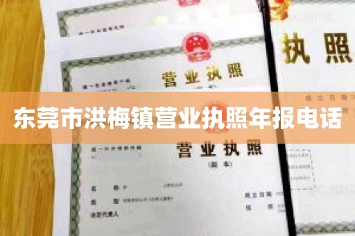 东莞市洪梅镇营业执照年报电话