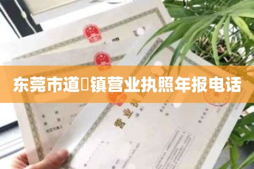东莞市道滘镇营业执照年报电话