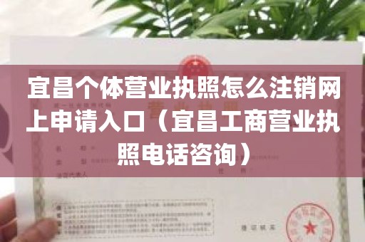宜昌个体营业执照怎么注销网上申请入口（宜昌工商营业执照电话咨询）