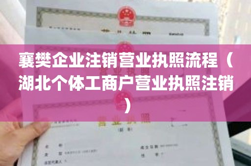襄樊企业注销营业执照流程（湖北个体工商户营业执照注销）